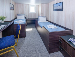 Premier Twin Cabin, MV Ushuaia, Antarpply Expeditions