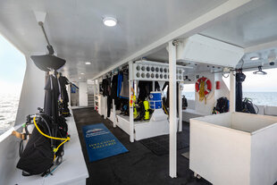 Belize Aggressor III Dive Deck