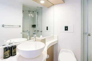 Explorer Cabin Bathroom, Clara Tuma