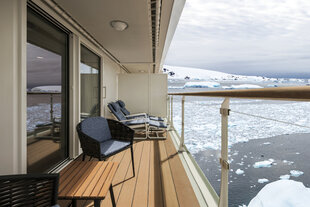 Superior Balcony Stateroom on Douglas Mawson