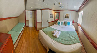 A category P cabin on M/Y Pegasos