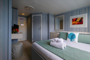 A category A cabin on M/Y Pegasos