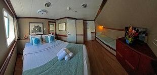 A category P cabin on M/Y Pegasos
