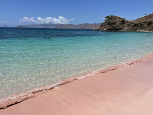 Pink Beach in Komodo National Park - T Bauer