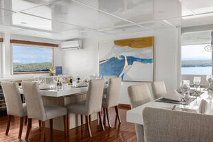 Delfina Dining Area, Linblad Expeditions