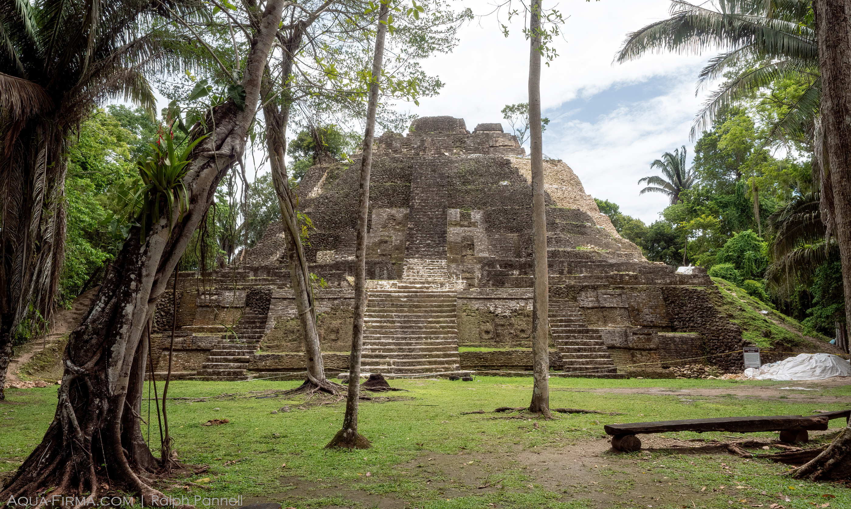 L:amanai Mayan Temple Ruins Belize