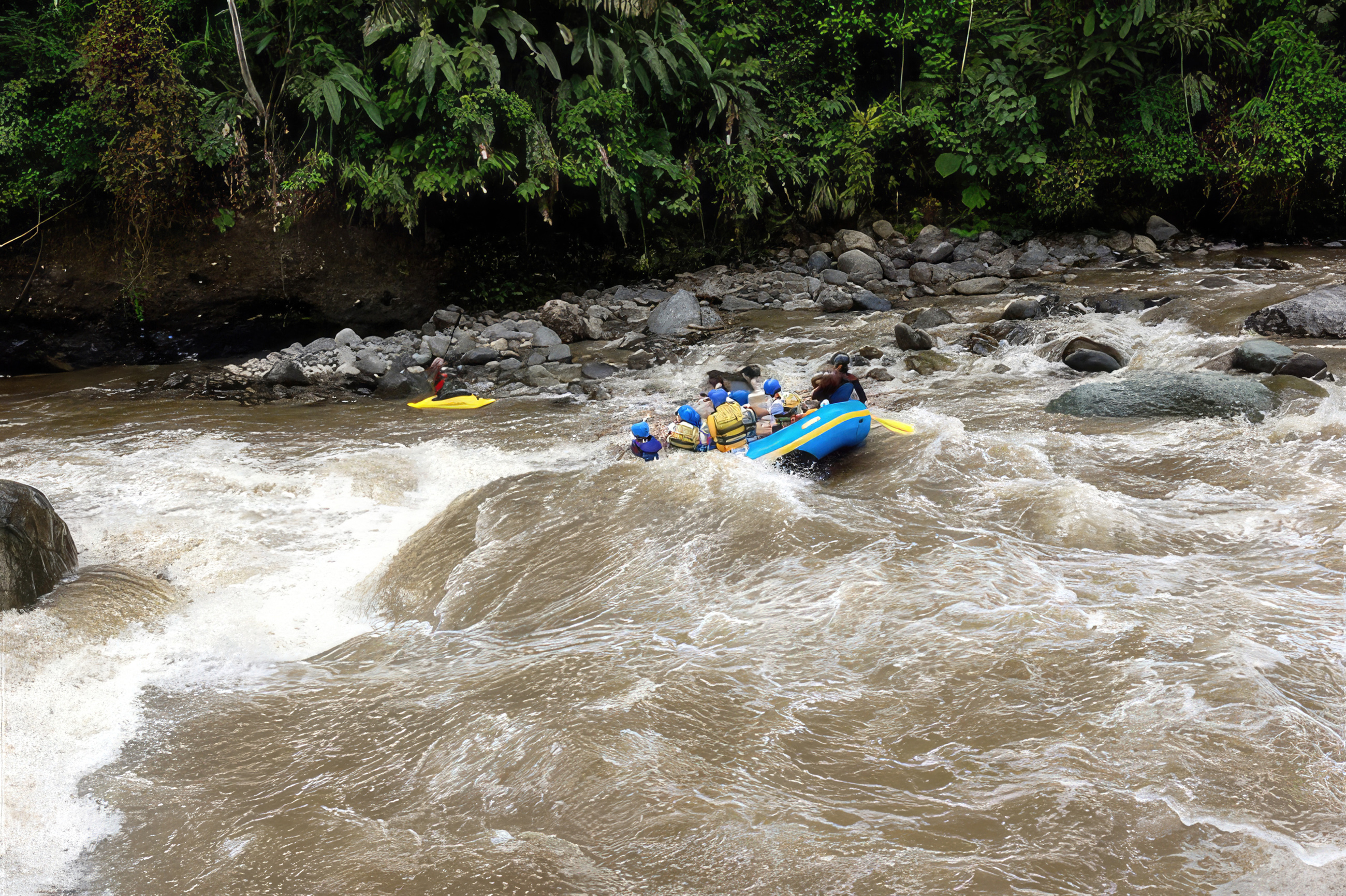 Rafting Amazon river whitewater Ecuador