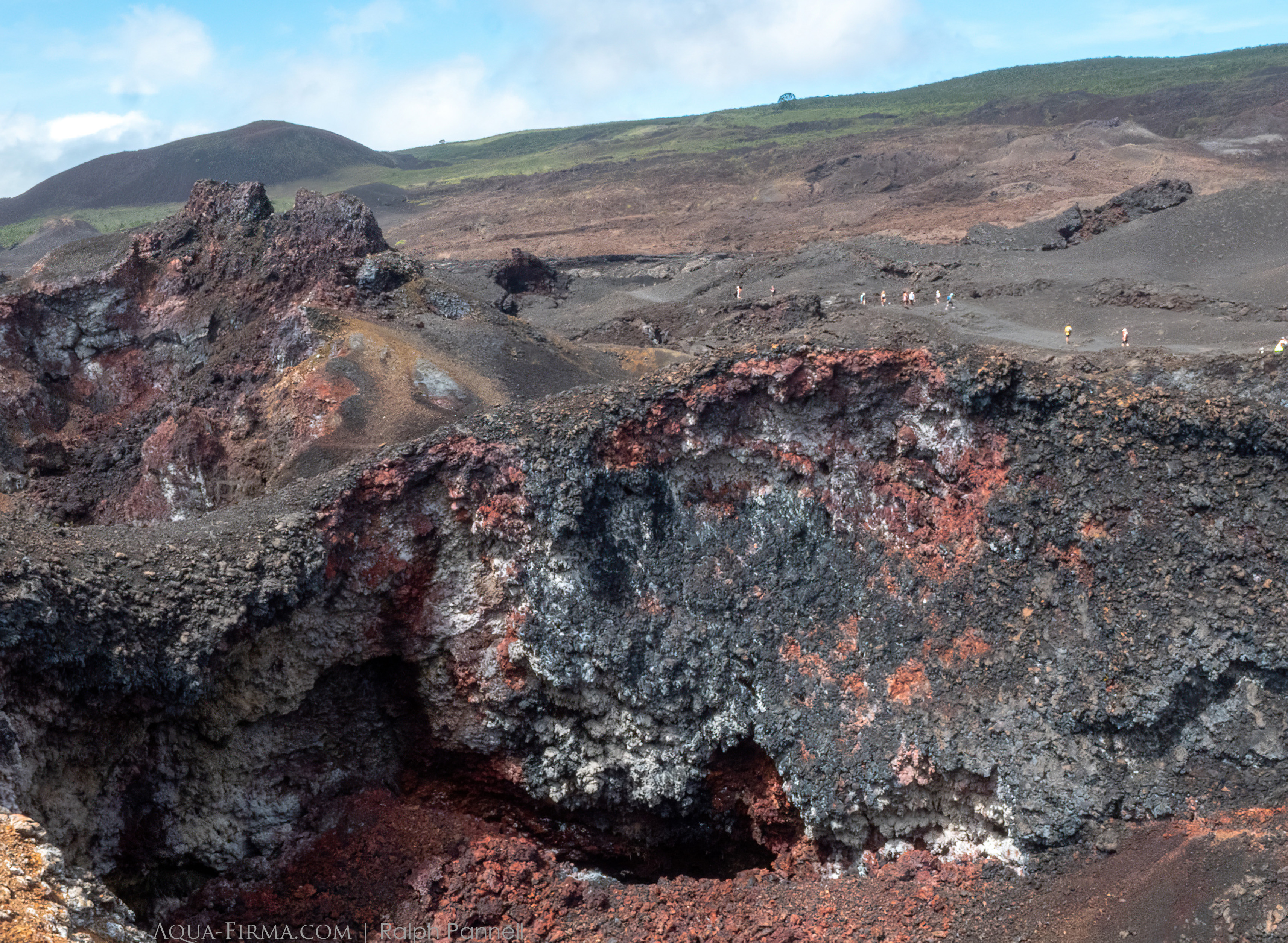 Cerro Chico Sierra Negra Volcano Islabela Island Galapagos