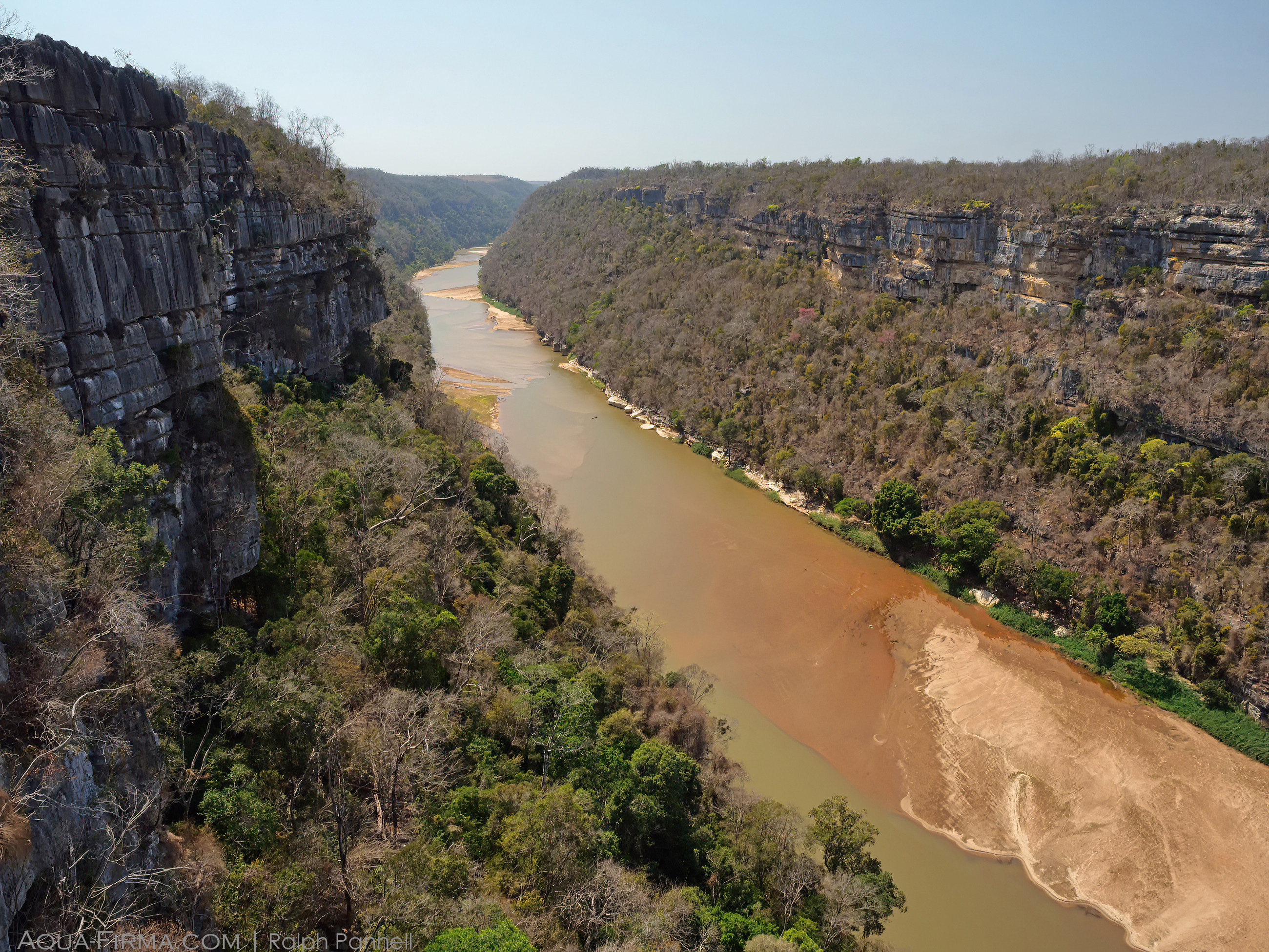 Manabolo River Gorge Bemaraha Madagascar