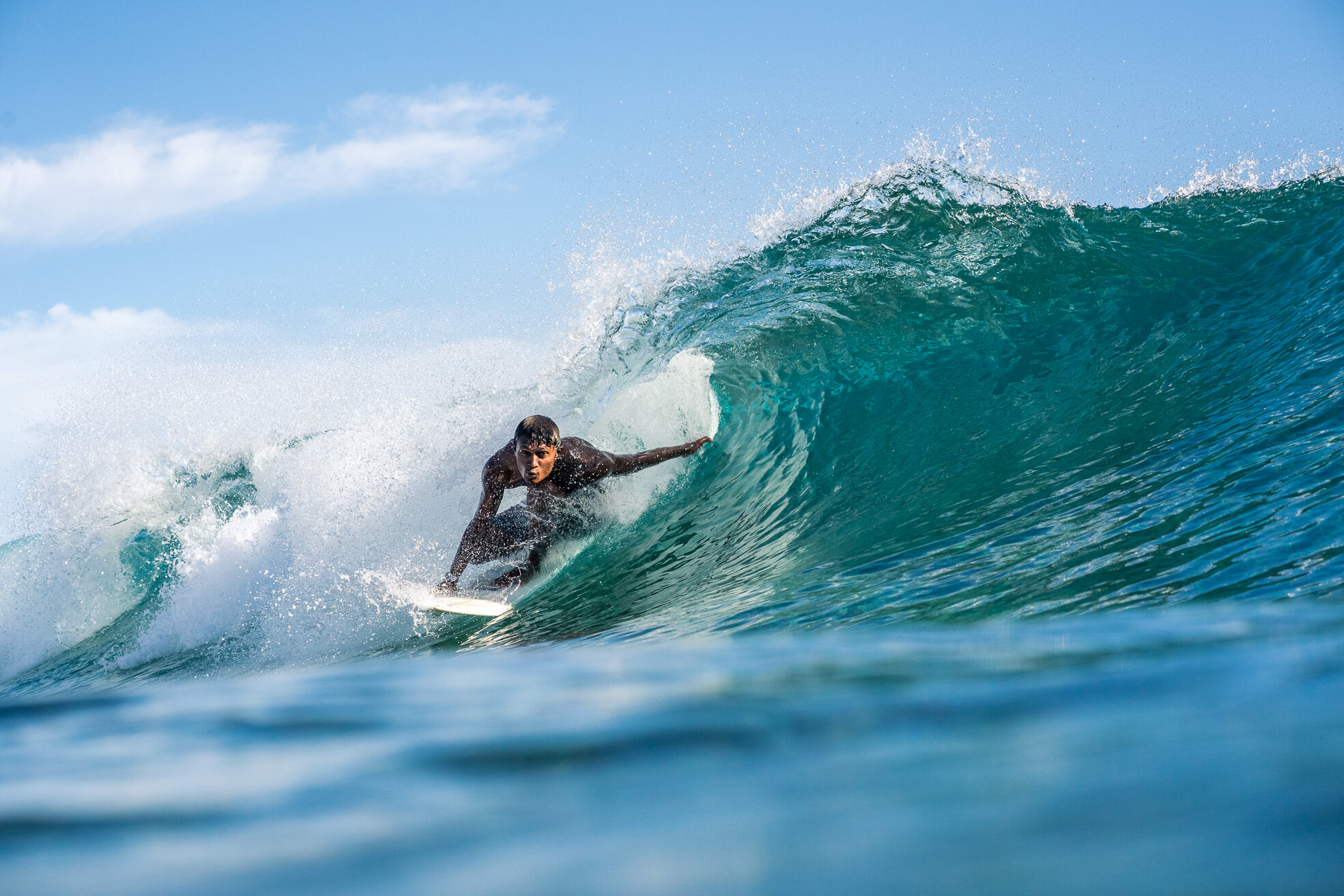 Surfing at Ayada Maldives Resort on Huvadhu Atoll