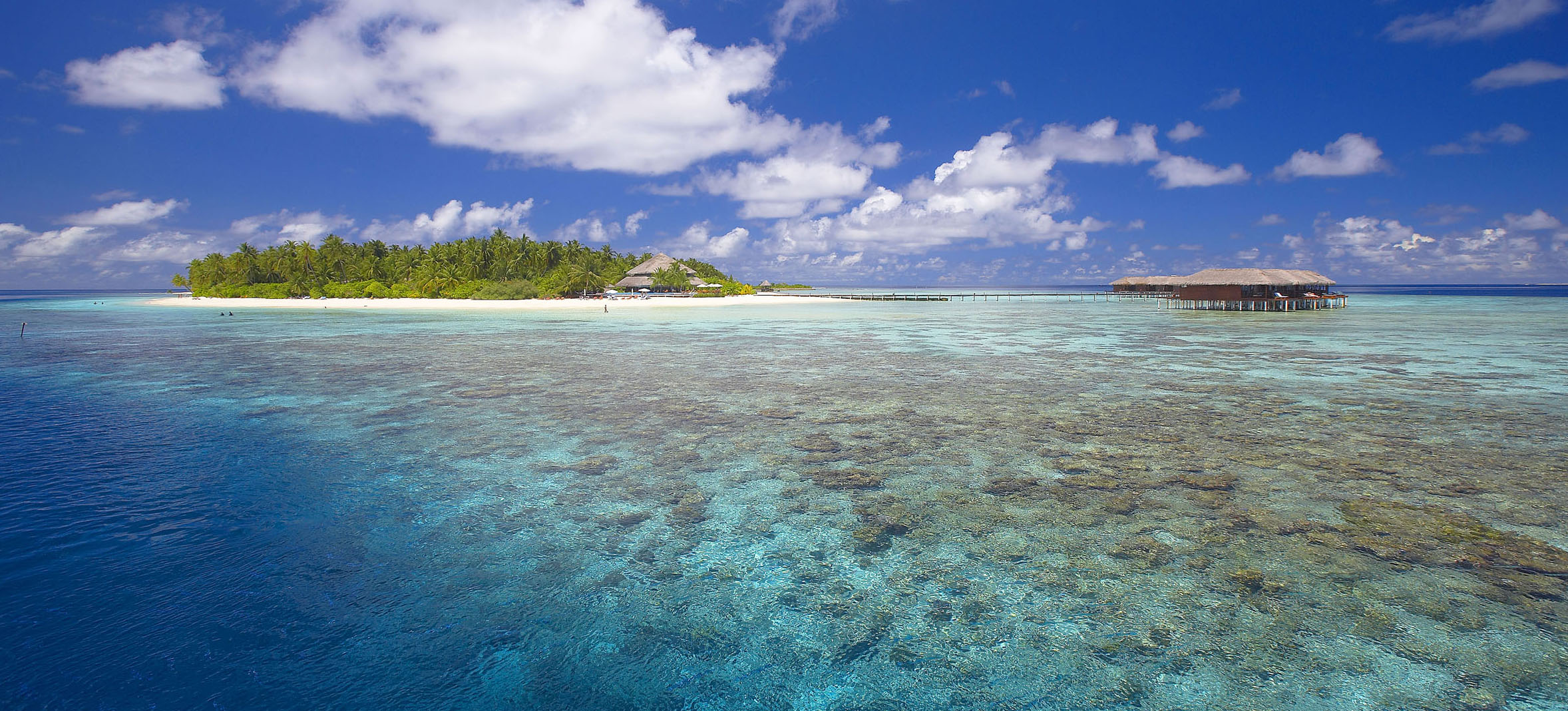 House Reef at Maldives Island Resort with dive centre in Faafu Atoll