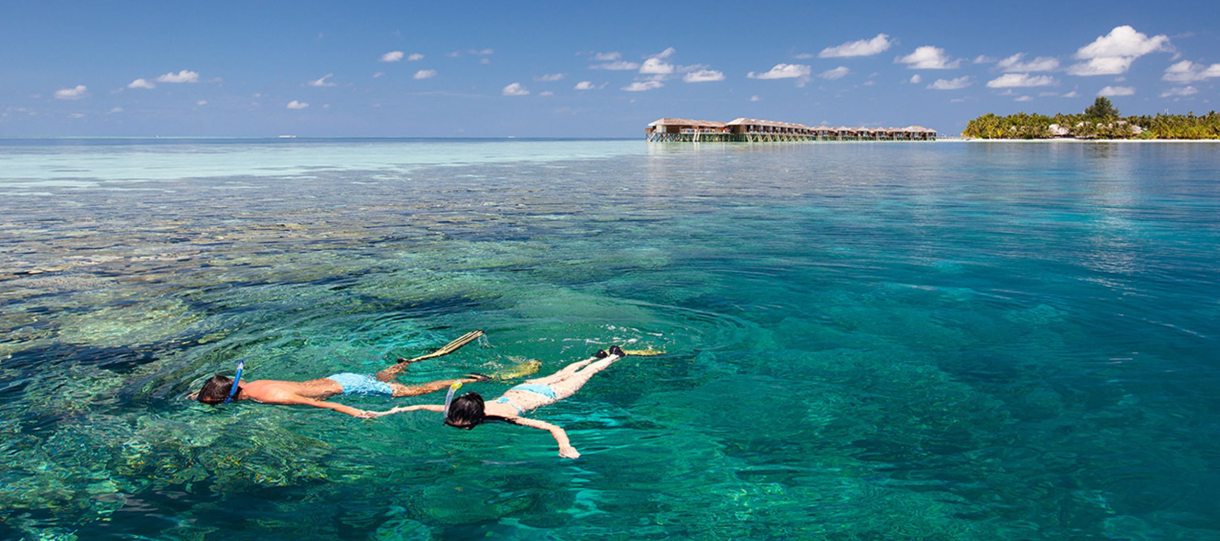 Snorkelling at Vilamendhoo Maldives on South Ari Atoll