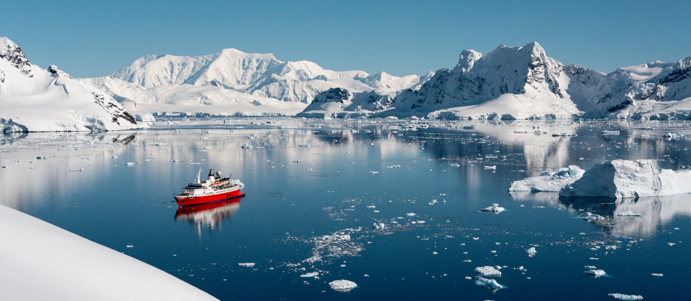 MS Expedition in Neko Bay Antarctica