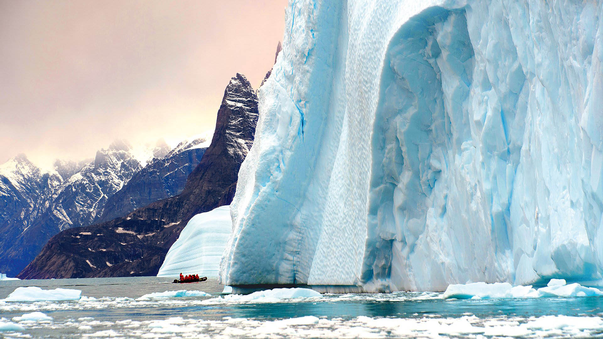 Zodiac Cruising in East Greenland