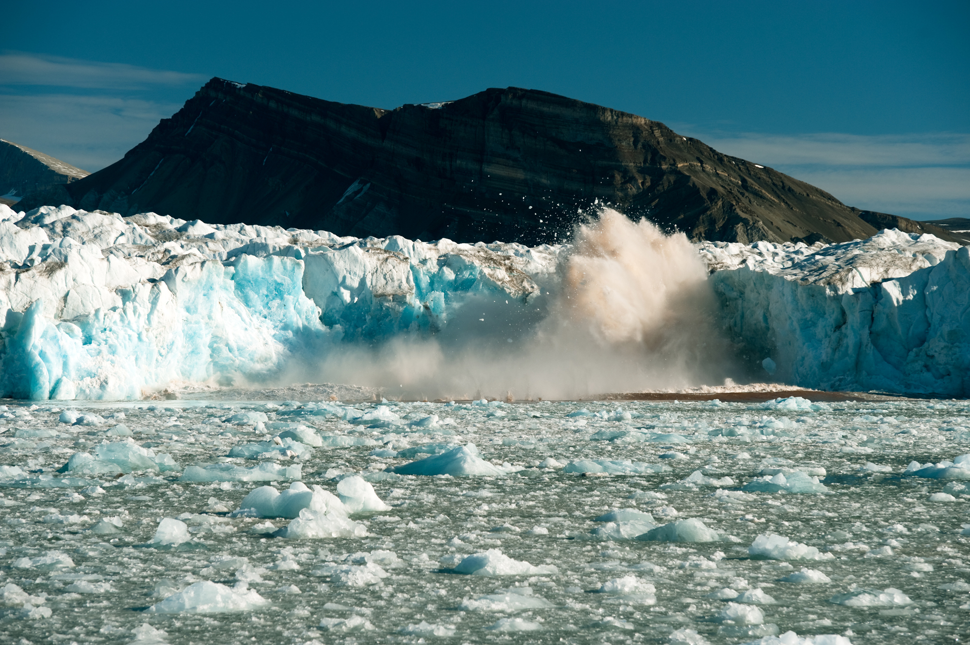 Glacier Calving - David Slater